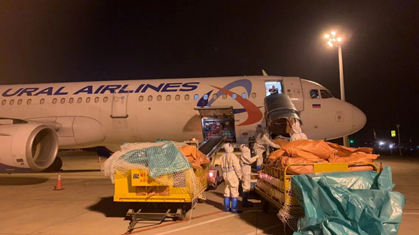 hy590海洋之神检测中心荆门分公司（武汉-莫斯科）包机项目